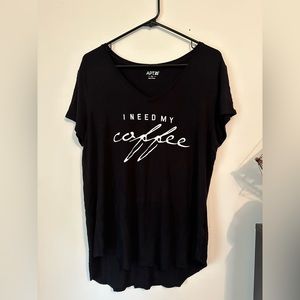 “I Need My Coffee” T-shirt. Size XL.